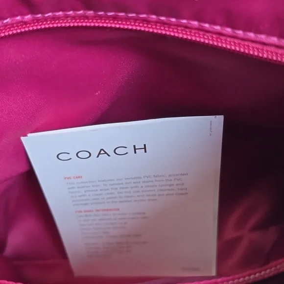 Coach Tattersall Graffiti Convertible Hobo Bag F13309 Cream Multicolor Shoulder - Picture 11 of 11